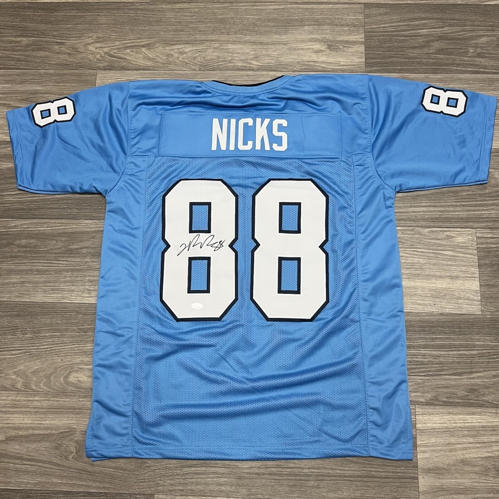 Hakeem Nicks UNC Tar Heels Autographed Jersey Football North Carolina NCAA‎ JSA